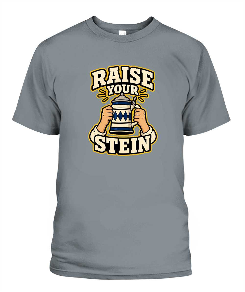 Raise Your Stein — T-Shirt in Granite