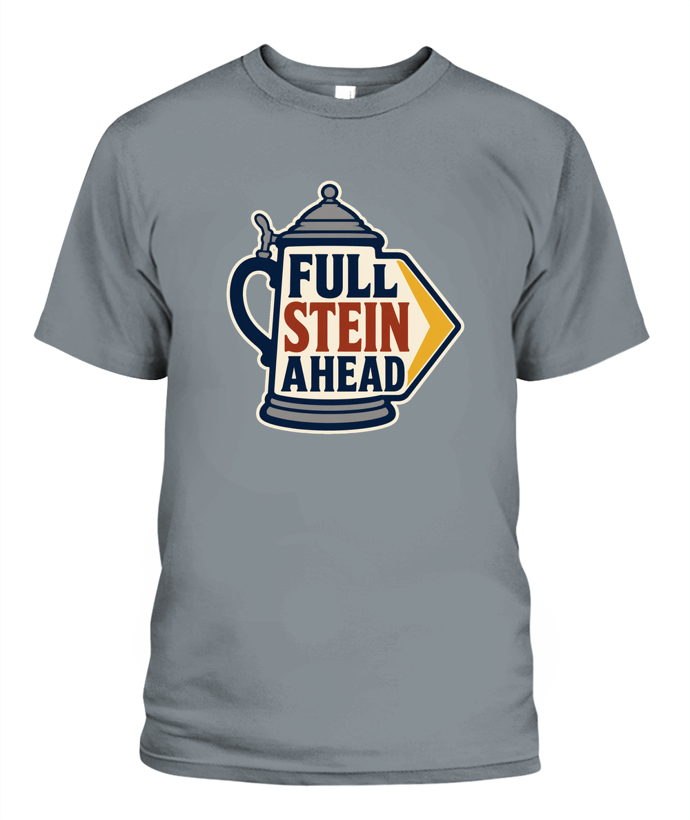 Full Stein Ahead — T-Shirt in Granite