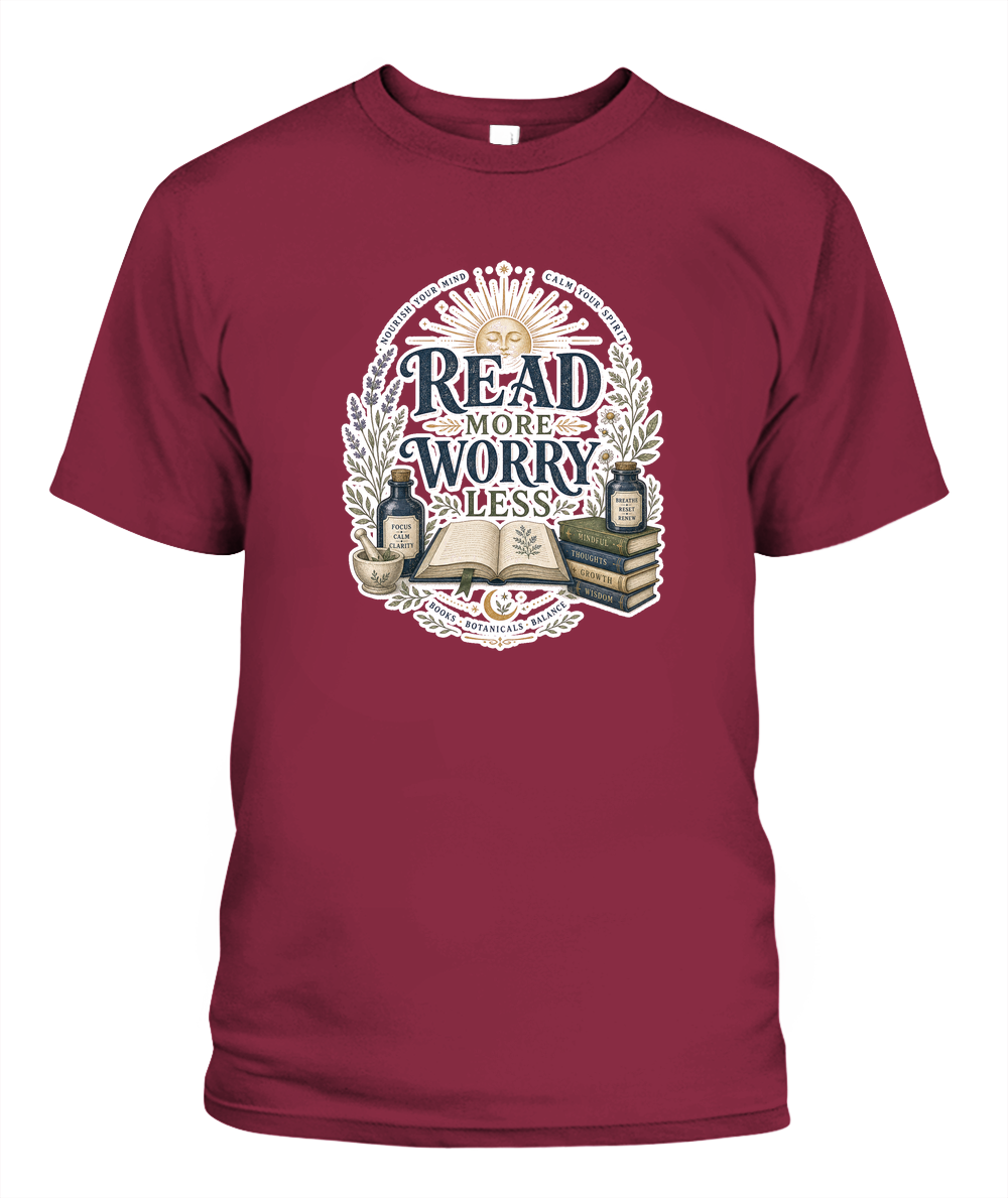 Read more Worry Less Book Lover T-Shirt | Reading Gift