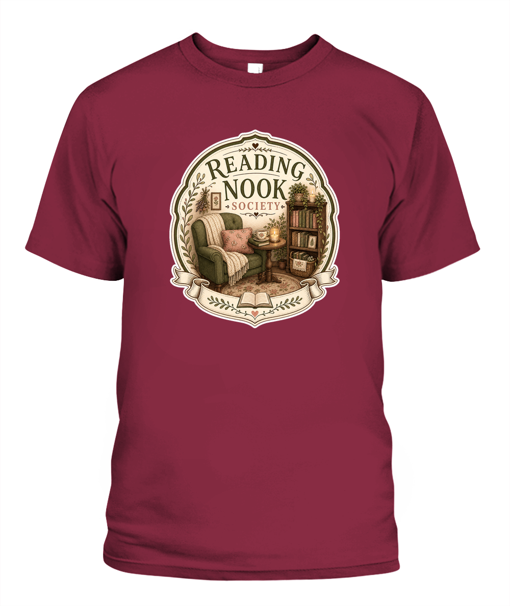 Reading Nook Society Book Lover T-Shirt | Reading Gift