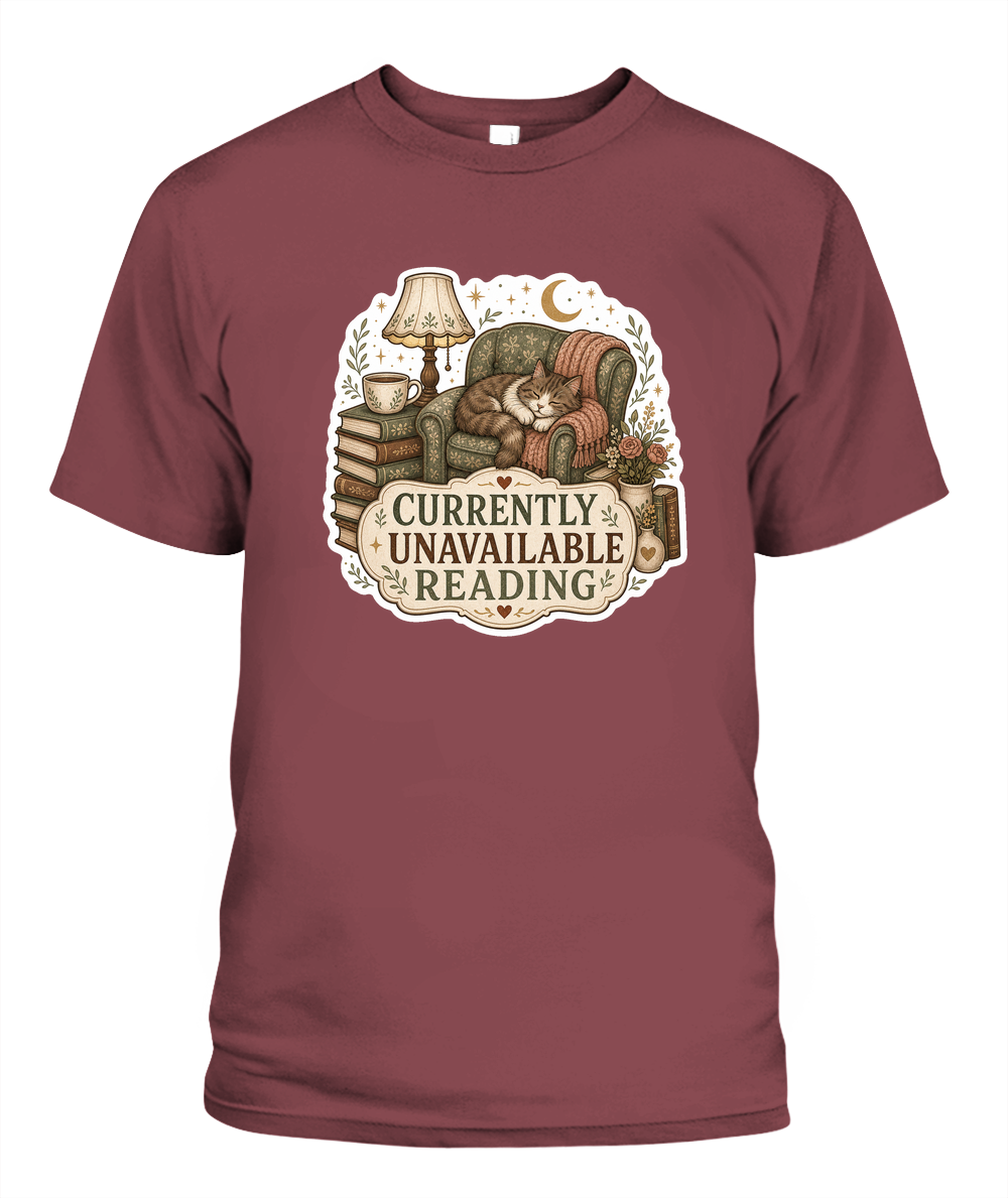 Currently Unavailable Reading Book Lover T-Shirt | Reading Gift