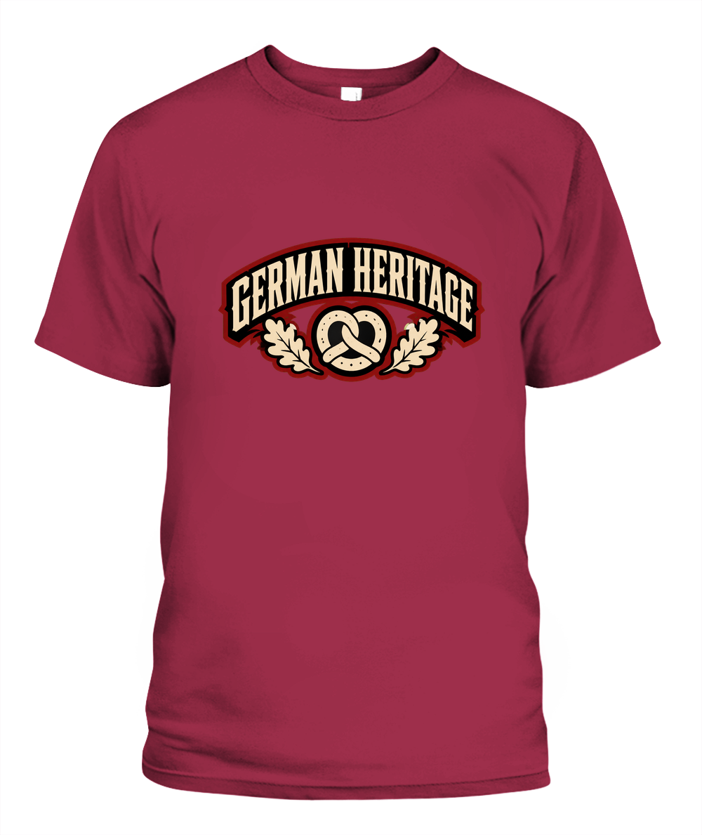 German Heritage — T-Shirt in Crimson