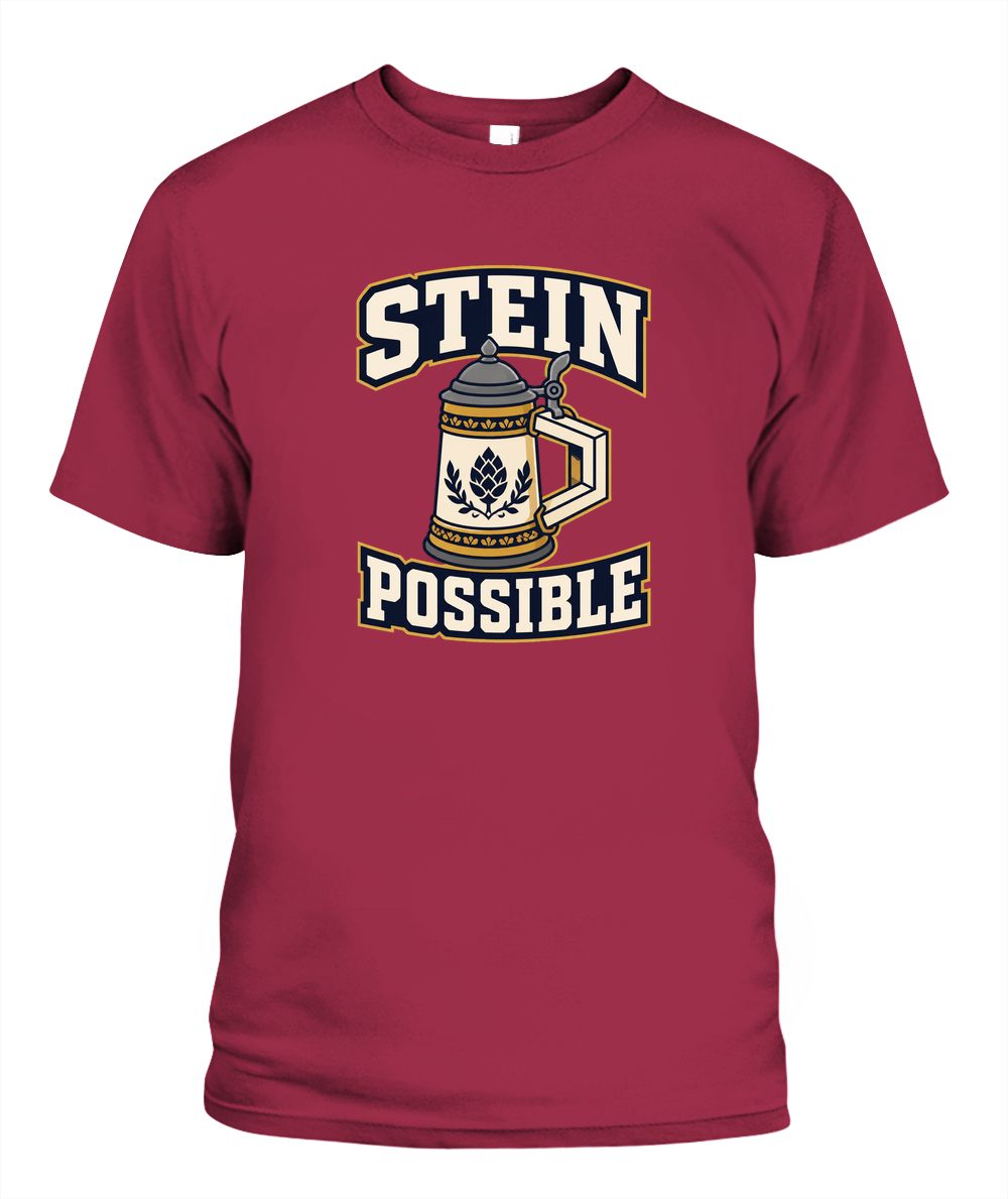 Stein Possible — T-Shirt in Crimson