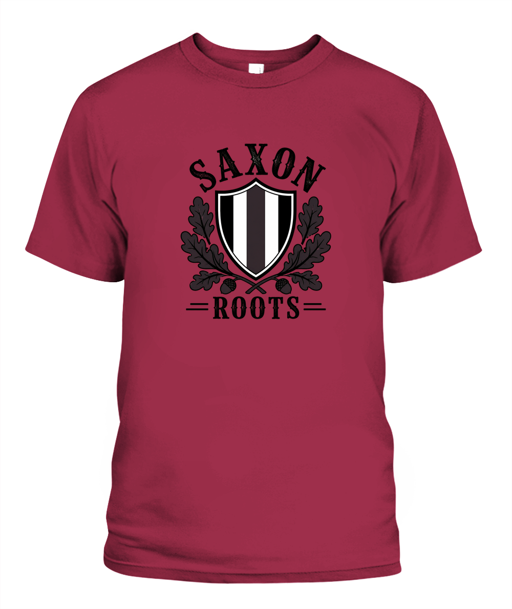 Saxon Roots — T-Shirt in Crimson