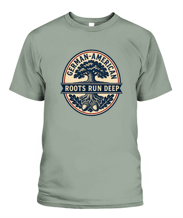 German-American Roots Run Deep — T-Shirt in Bay
