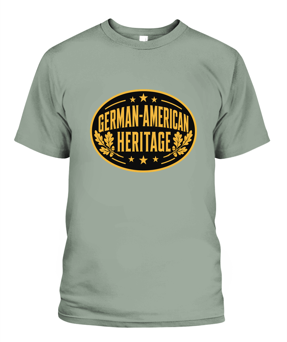 German-American Heritage — T-Shirt in Bay