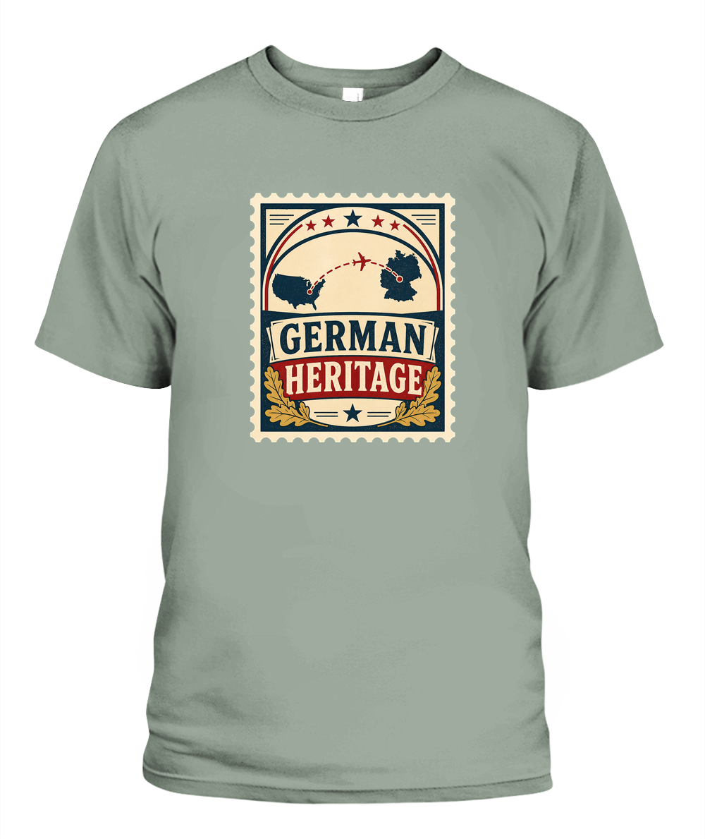 German Heritage — T-Shirt in Bay