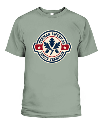 German-American Family Tradition — T-Shirt in Bay
