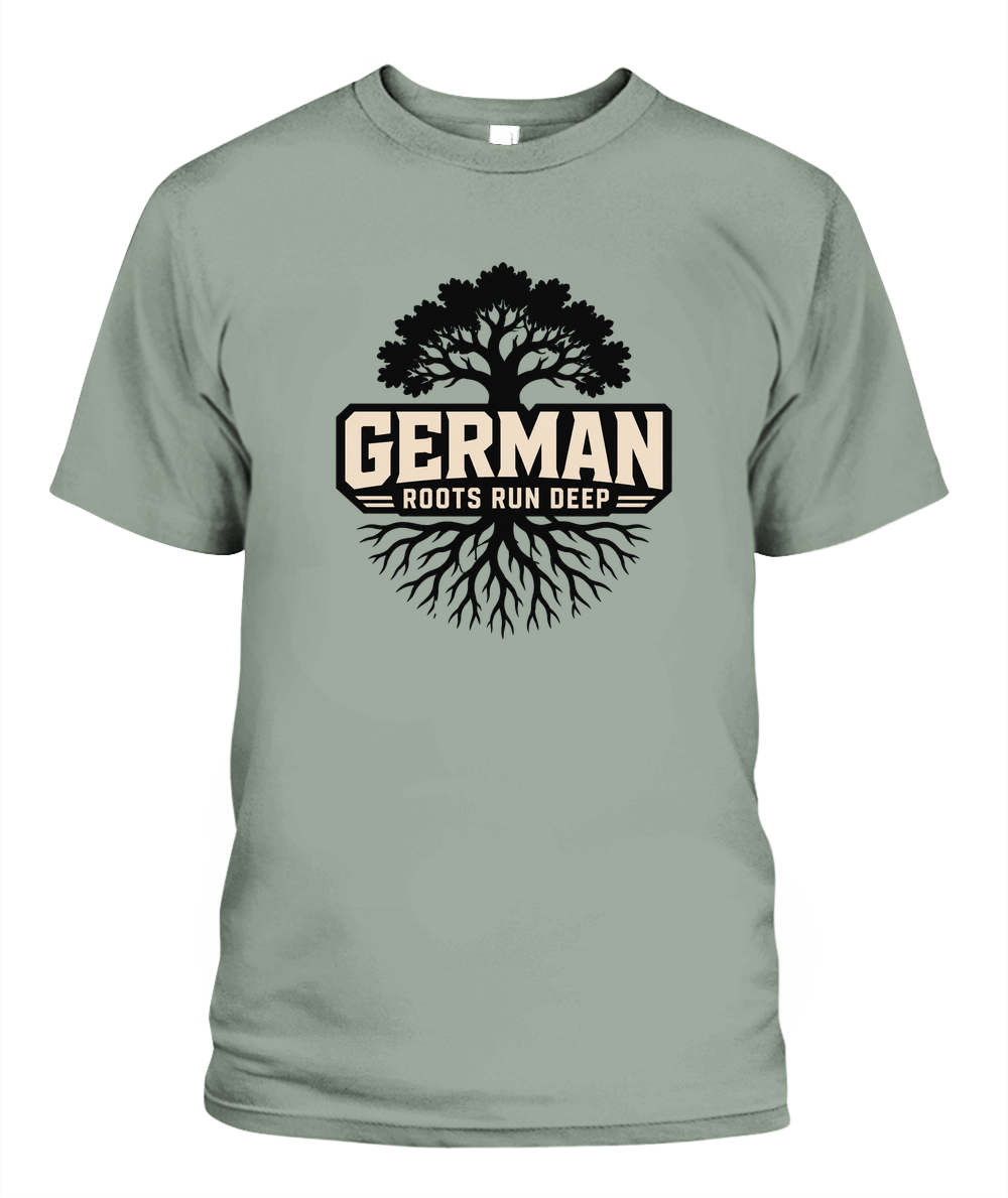 German Roots Run Deep — T-Shirt in Bay