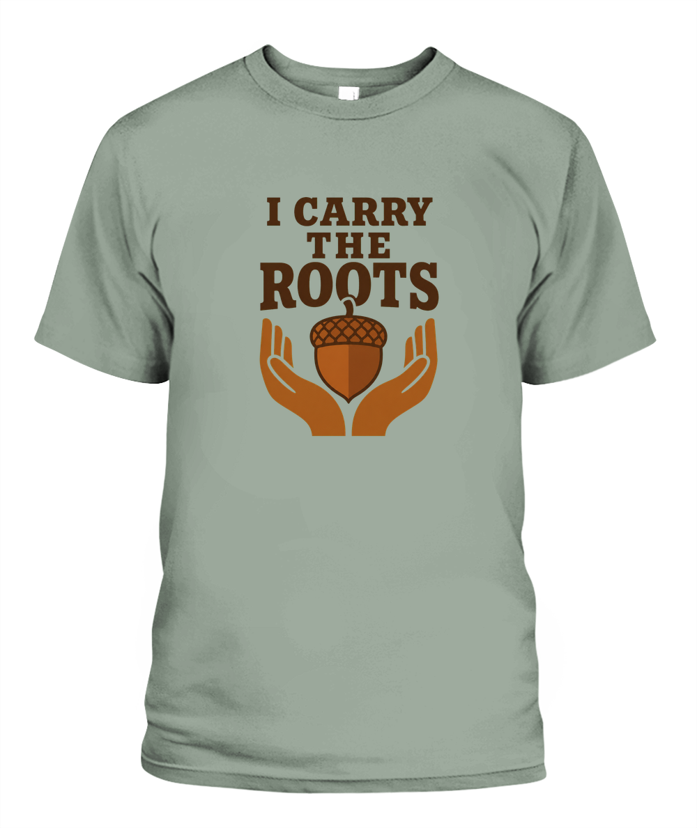 I Carry The Roots — T-Shirt in Bay