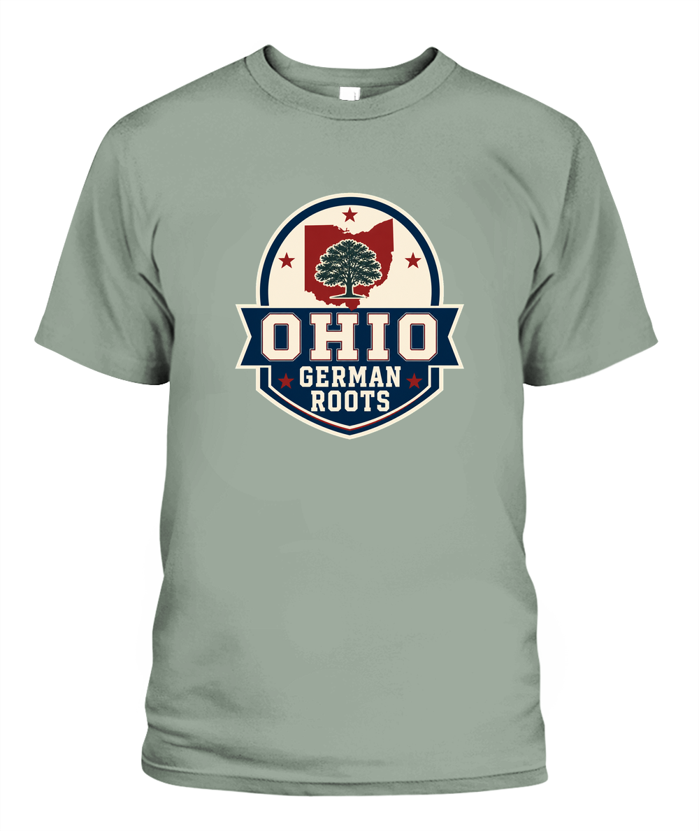 Ohio German Roots — T-Shirt in Bay