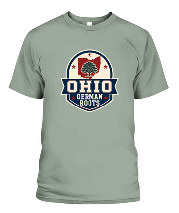 Ohio German Roots — T-Shirt in Bay