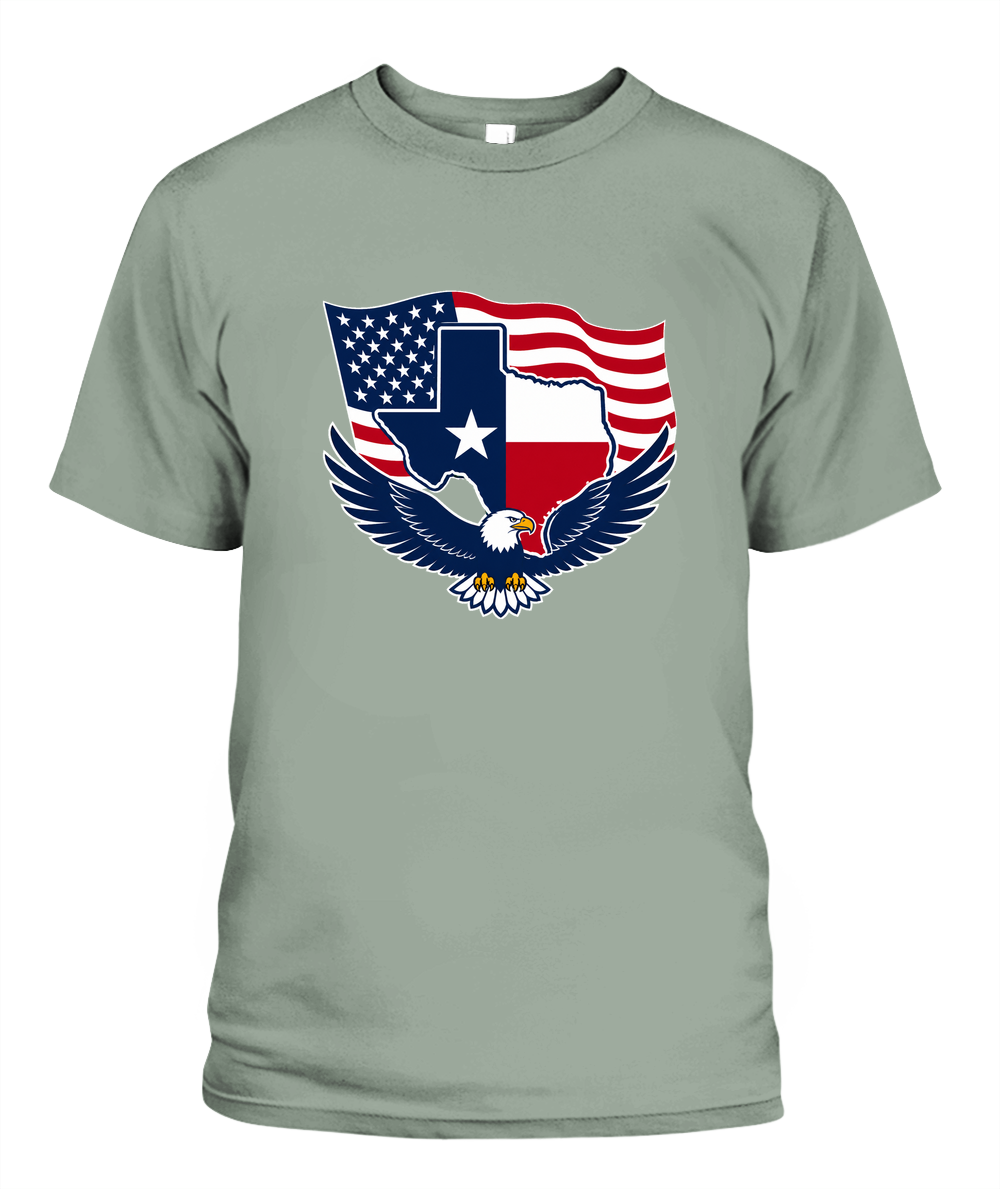 Texas German Roots — T-Shirt in Bay