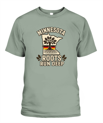 Minnesota Roots Run Deep — T-Shirt in Bay