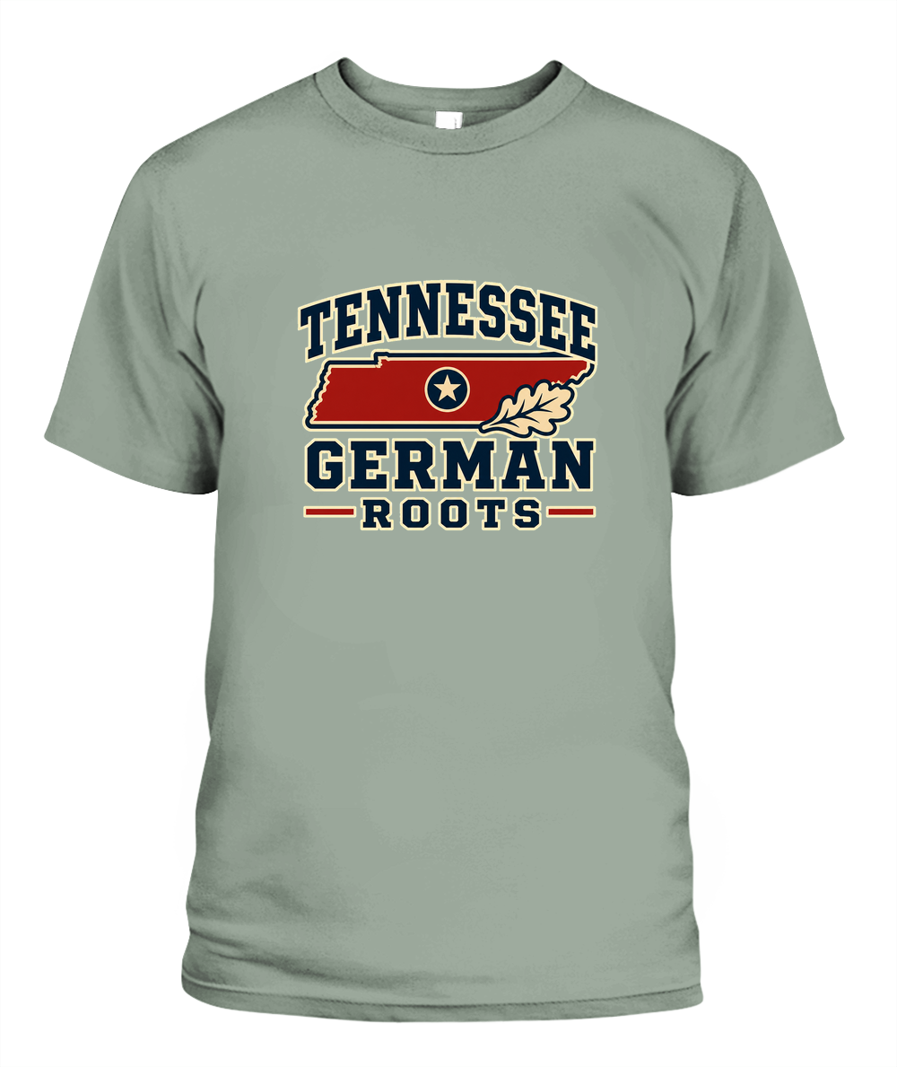 Tennessee German Roots — T-Shirt in Bay