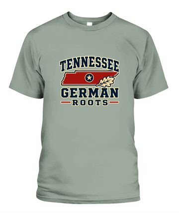 Tennessee German Roots — T-Shirt in Bay