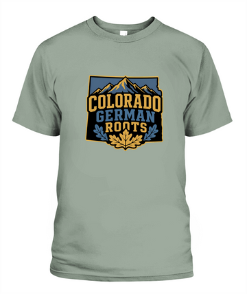Colorado German Roots — T-Shirt in Bay