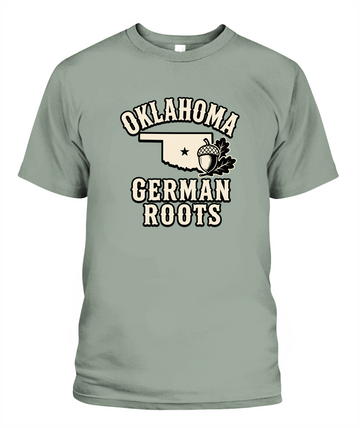 Oklahoma German Roots — T-Shirt in Bay