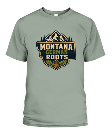 Montana German Roots — T-Shirt in Bay