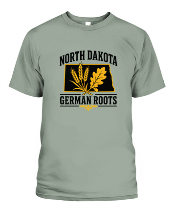 North Dakota German Roots — T-Shirt in Bay