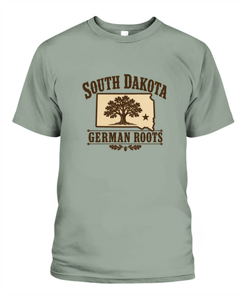 South Dakota German Roots — T-Shirt in Bay