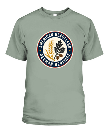 American Heartland, German Heritage — T-Shirt in Bay