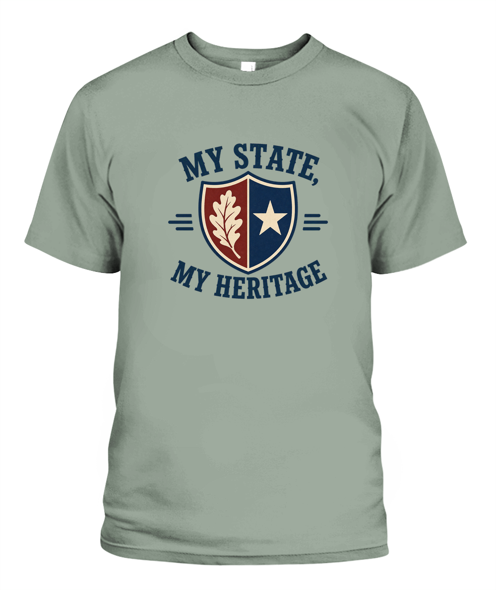 My State, My Heritage — T-Shirt in Bay
