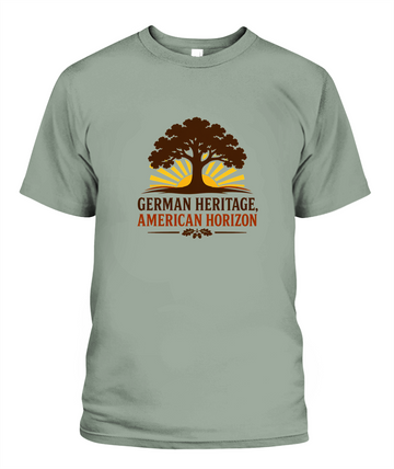 German Heritage, American Horizon — T-Shirt in Bay