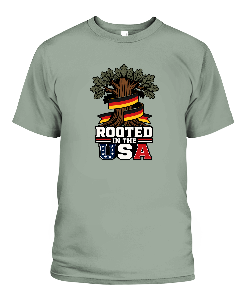 Rooted In The USA — T-Shirt in Bay