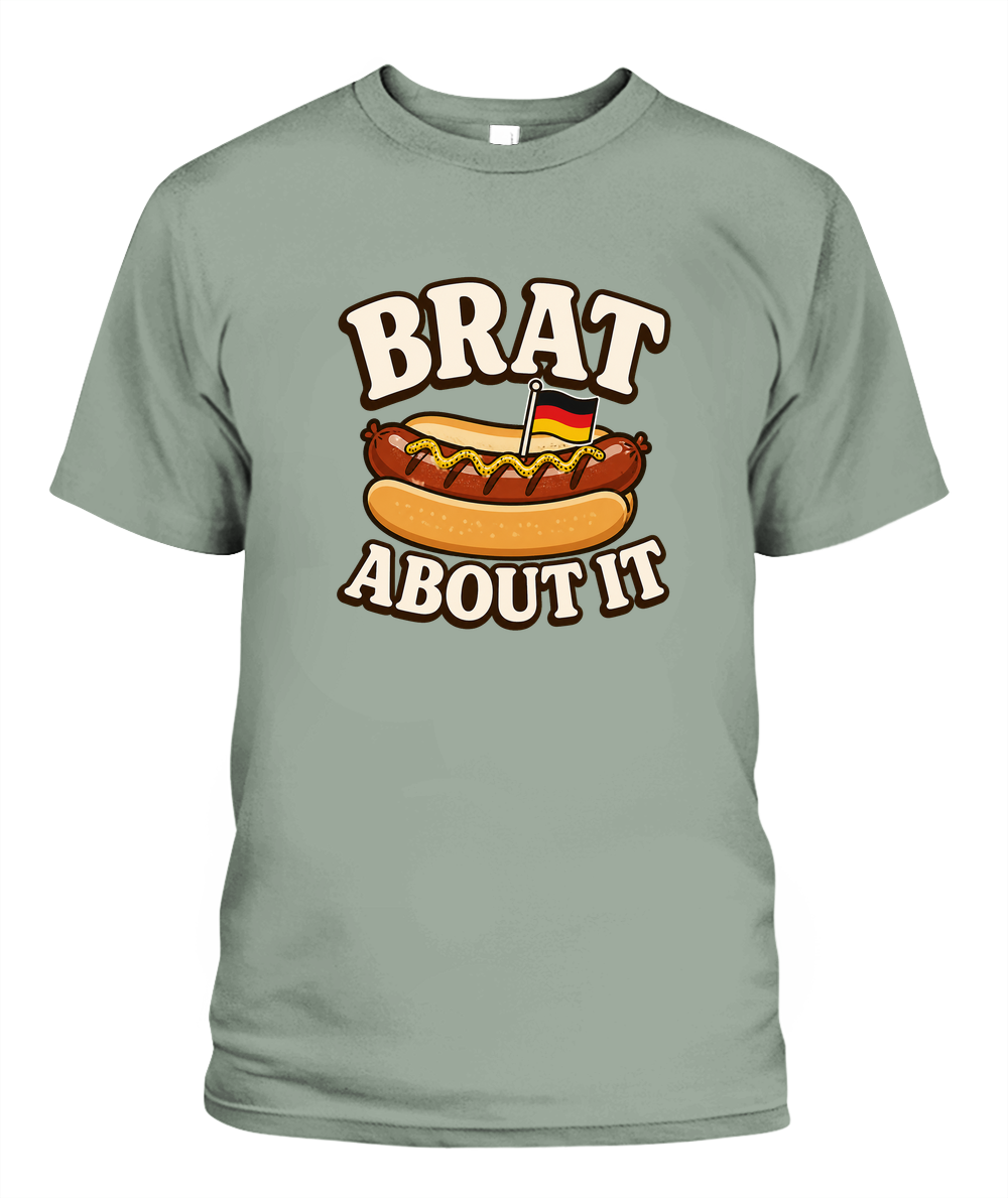 Brat About It — T-Shirt in Bay