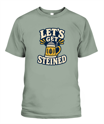 Let's Get Steined — T-Shirt in Bay