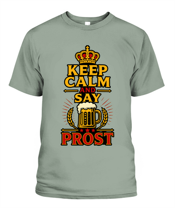 Keep Calm And Say Prost — T-Shirt in Bay