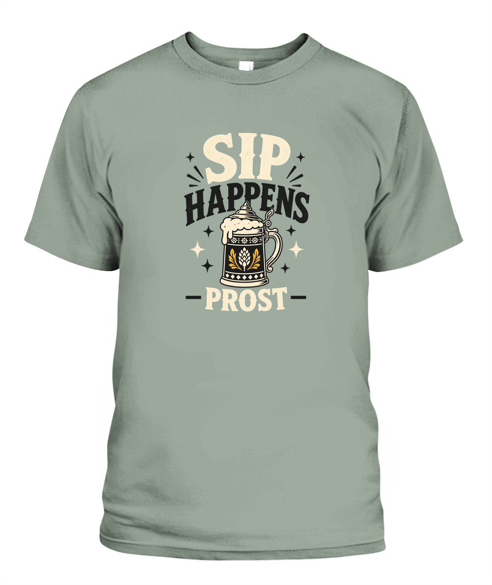 Sip Happens — Prost — T-Shirt in Bay