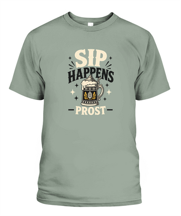 Sip Happens — Prost — T-Shirt in Bay