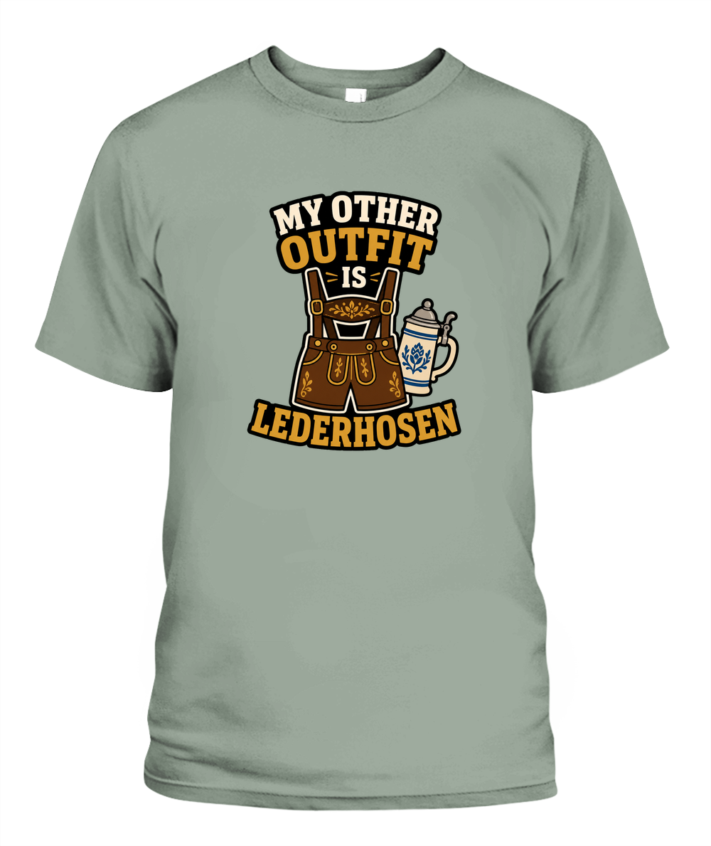My Other Outfit Is Lederhosen — T-Shirt in Bay