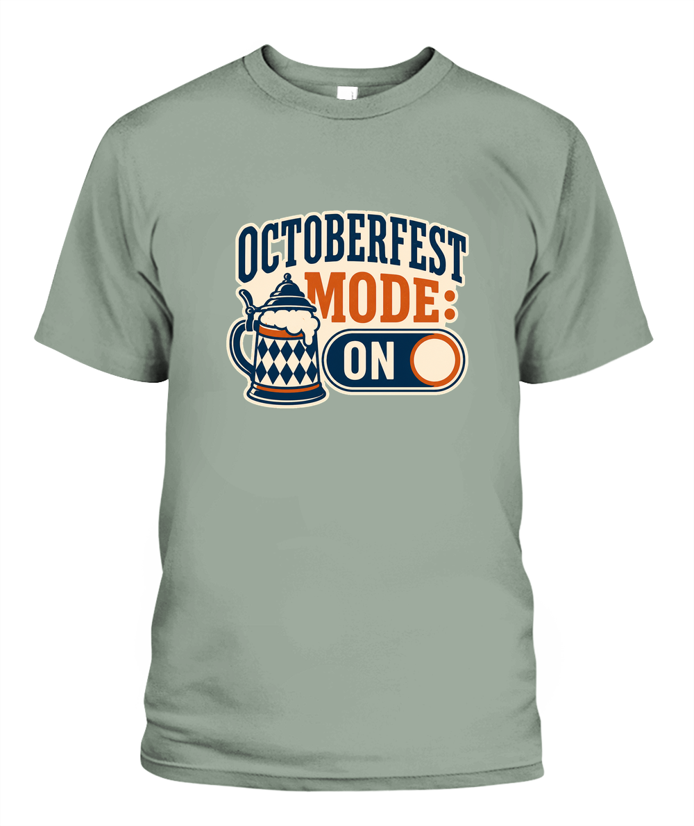 Octoberfest Mode: On — T-Shirt in Bay