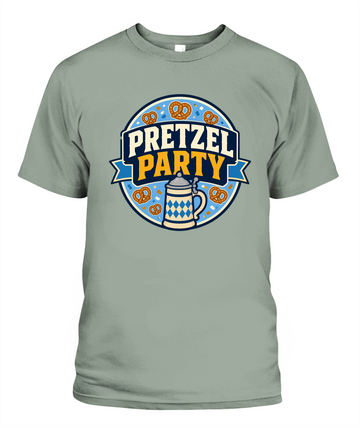 Pretzel Party — T-Shirt in Bay