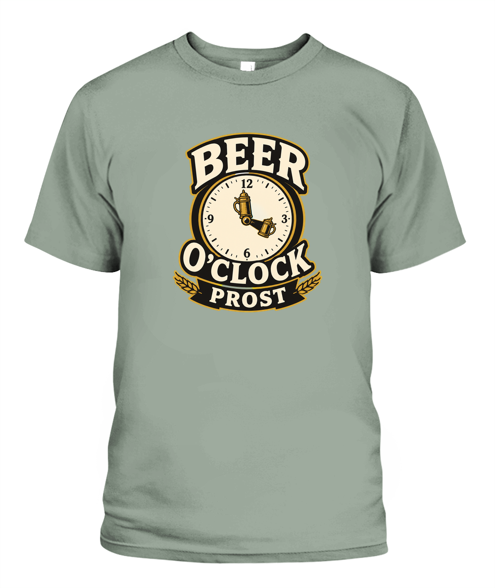 Beer O'Clock Prost — T-Shirt in Bay