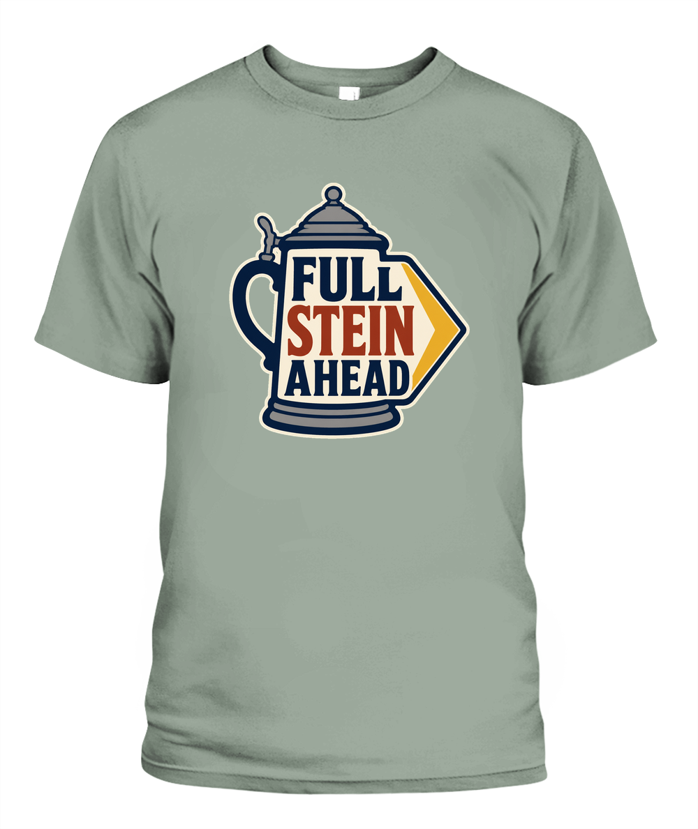 Full Stein Ahead — T-Shirt in Bay