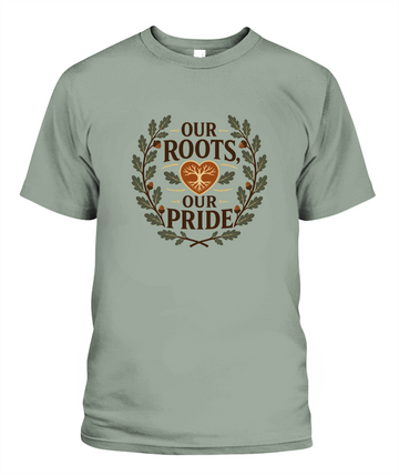 Our Roots, Our Pride — T-Shirt in Bay