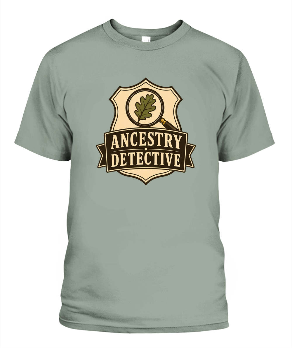 Ancestry Detective — T-Shirt in Bay