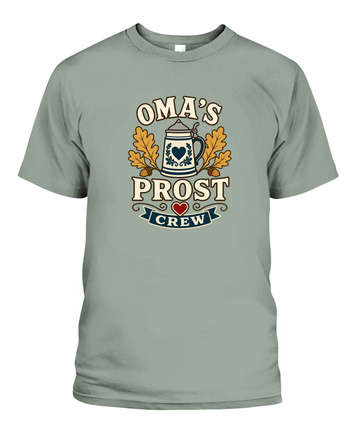 Oma's Prost Crew — T-Shirt in Bay