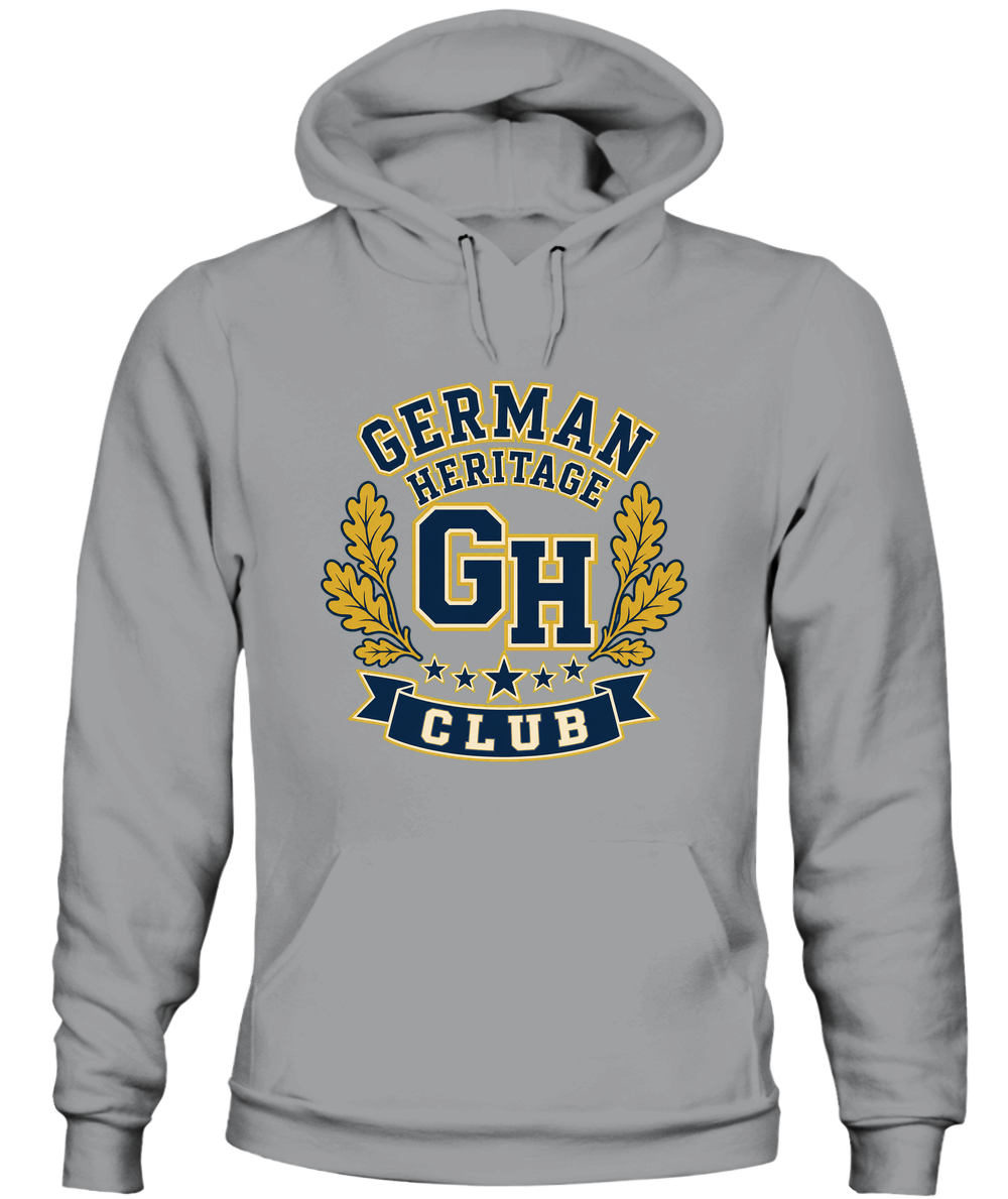 German Heritage Club — Hoodie in Sport Grey