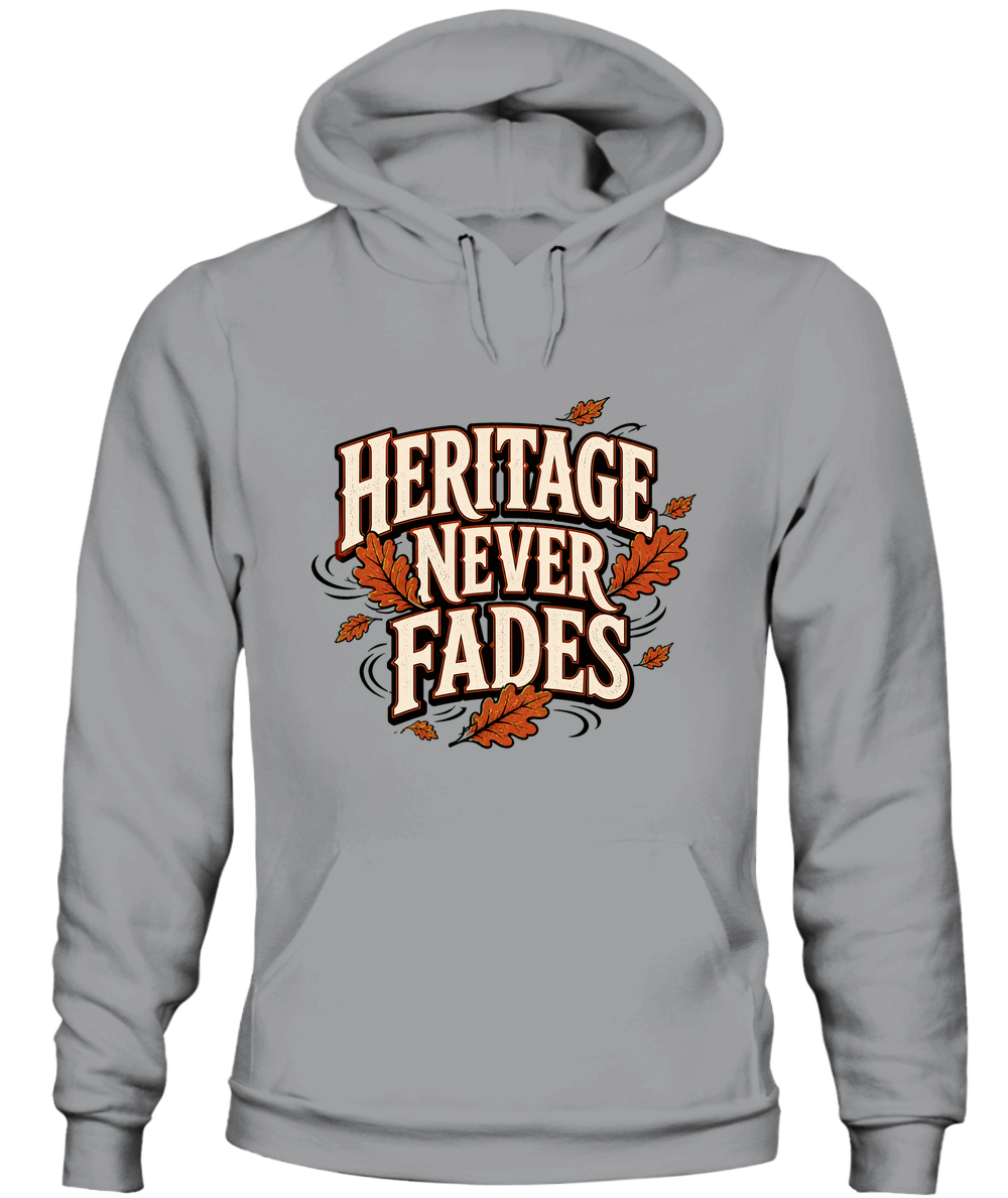 Heritage Never Fades — Hoodie in Sport Grey