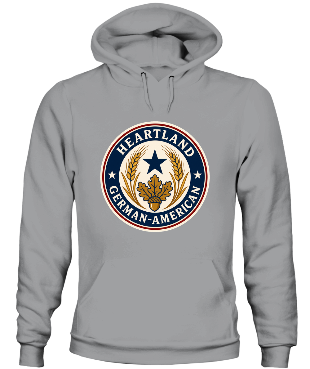Heartland German-American — Hoodie in Sport Grey