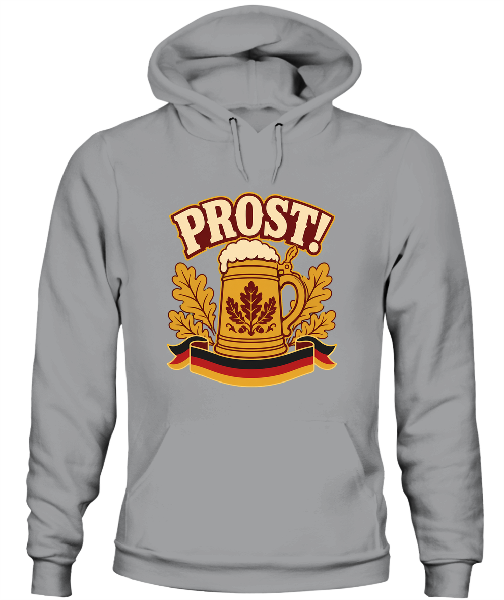Prost! — Hoodie in Sport Grey