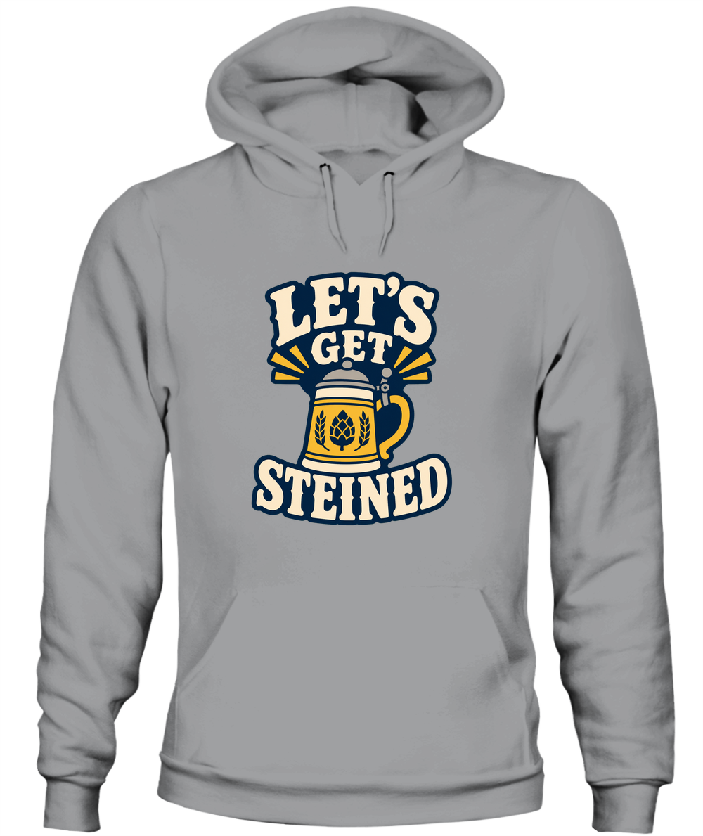 Let's Get Steined — Hoodie in Sport Grey