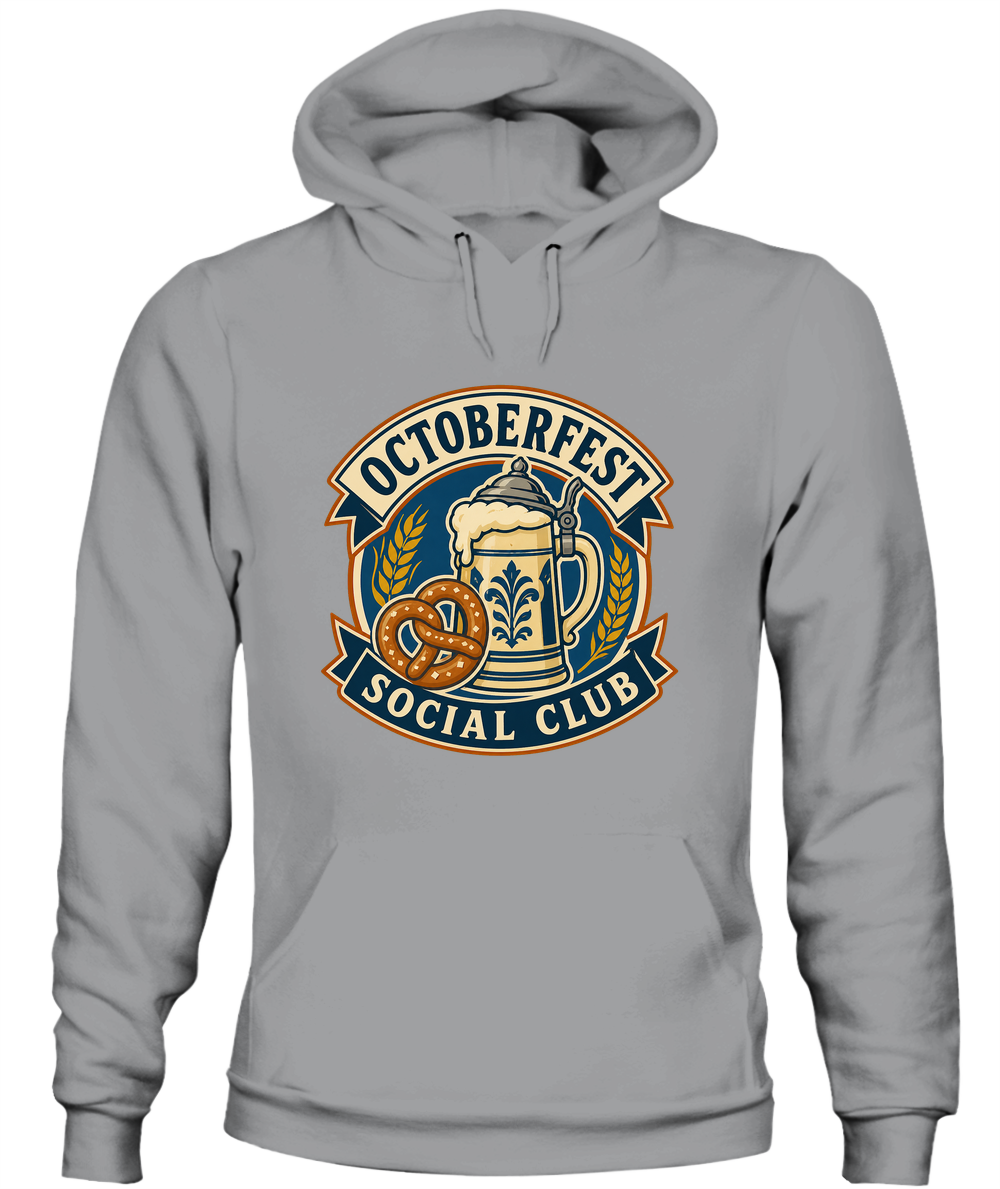 Octoberfest Social Club — Hoodie in Sport Grey