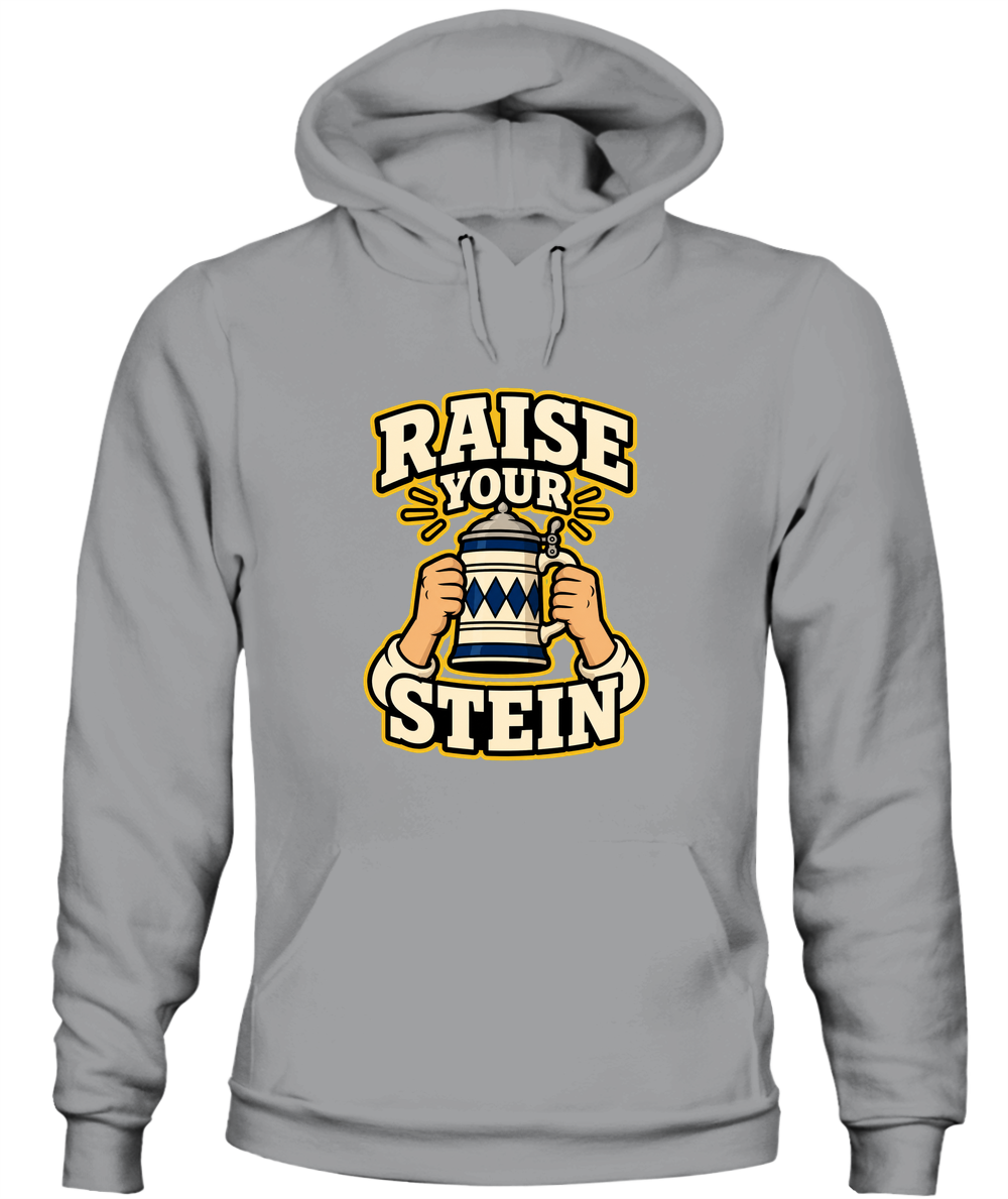 Raise Your Stein — Hoodie in Sport Grey