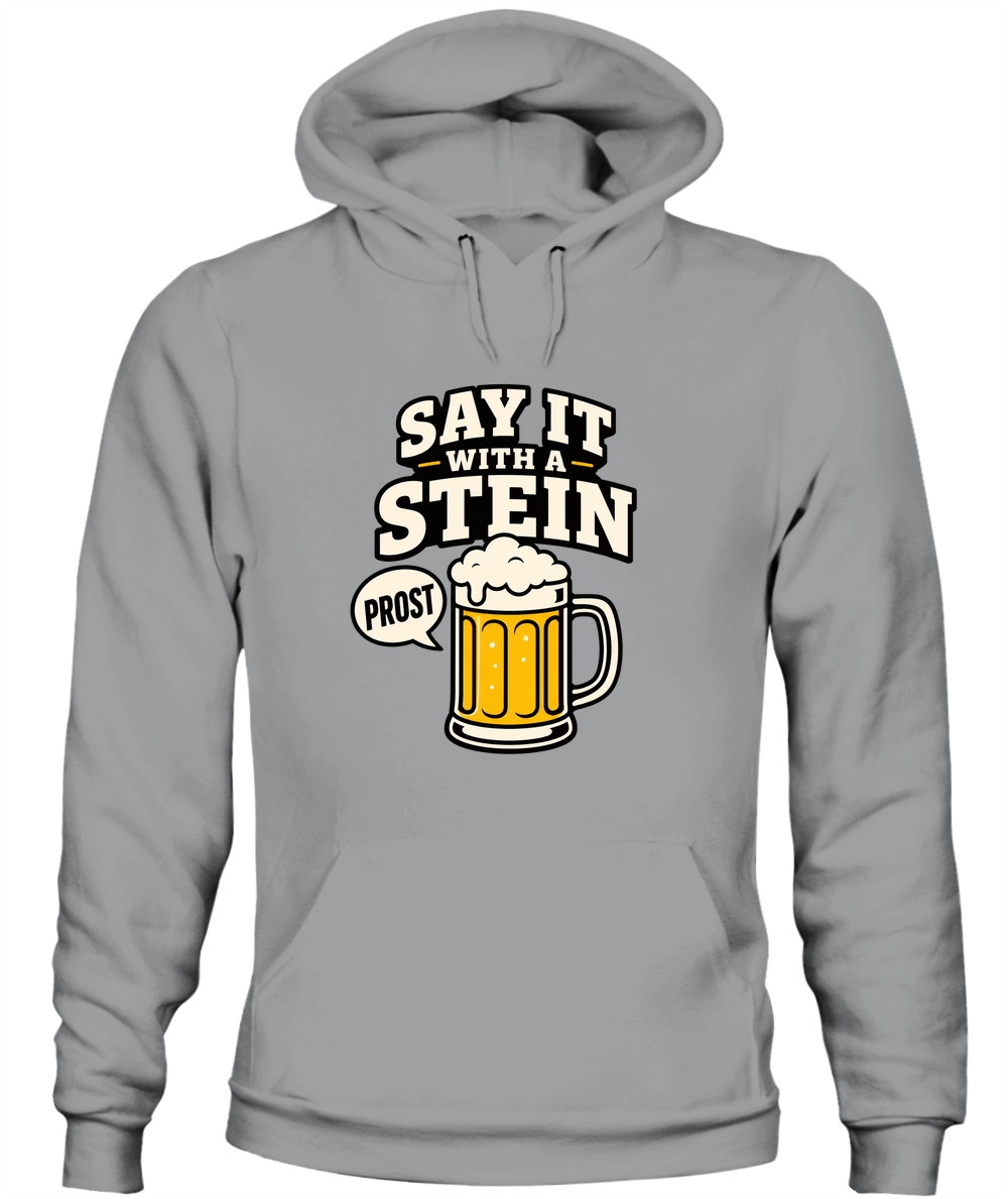 Say It With A Stein — Hoodie in Sport Grey